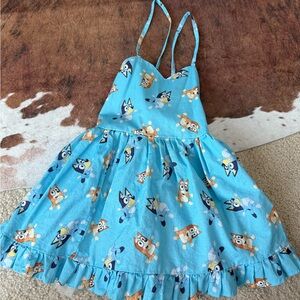 Bluey and bingo handmade Etsy Kids Dress